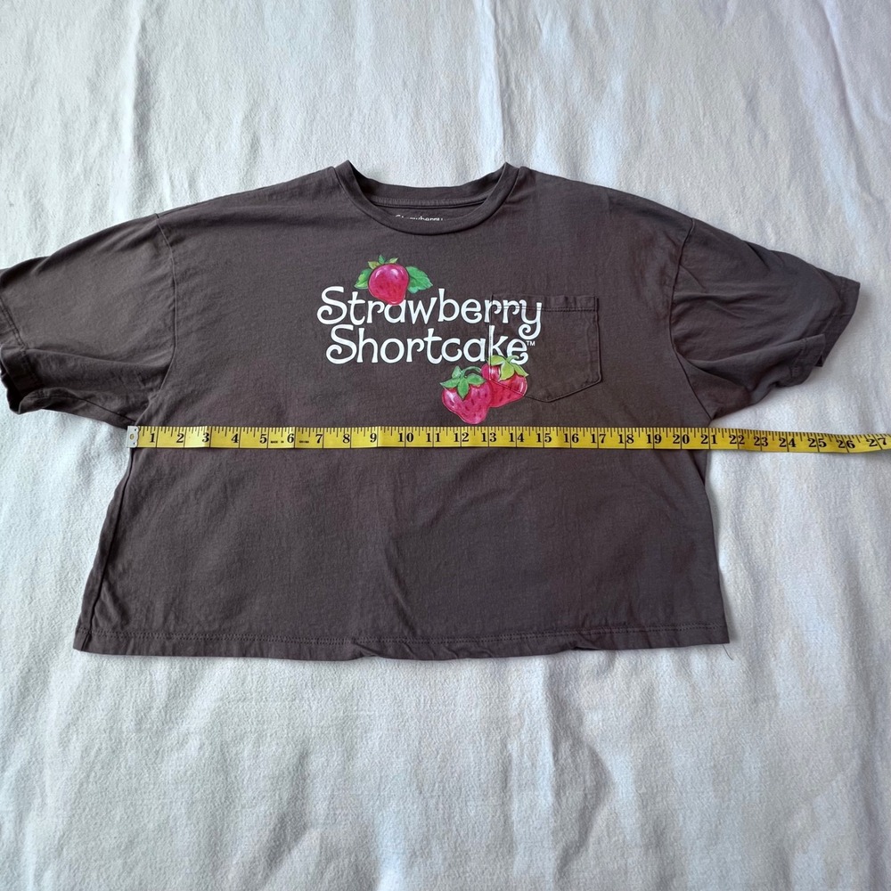 Strawberry Shortcake Women's Gray Short Sleeve Tee - Picture 5 of 8